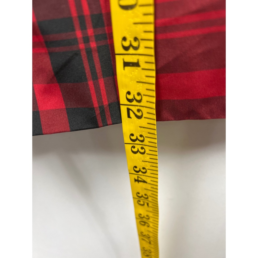 Polo Ralph Lauren Plaid Dress Girls 14 Red Black Tartan Holiday Fit Flare Bow - Picture 6 of 14